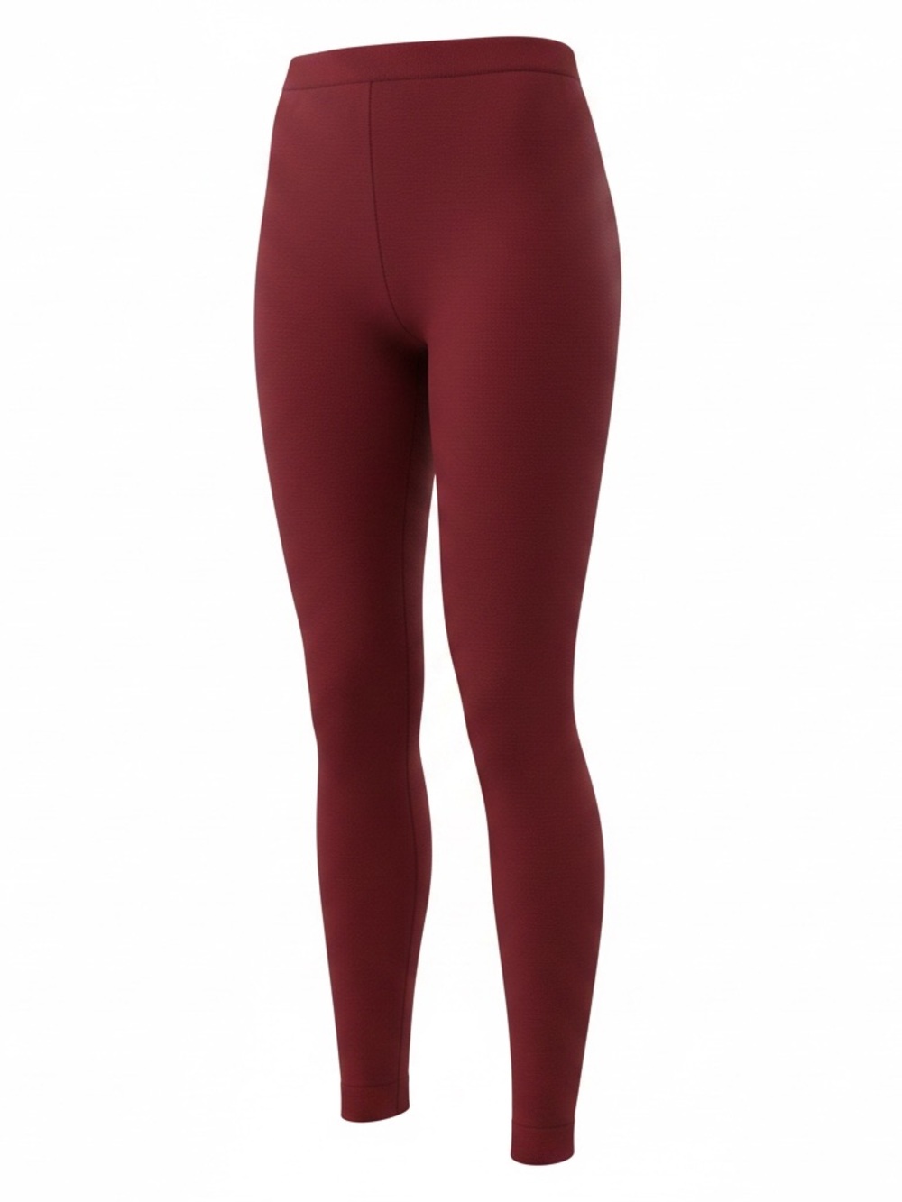 Textured Burgundy Women's Leggings